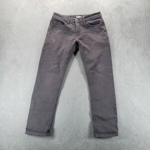 Bulletprufe Jeans Mens 30x30 Gray Straight Stretch Low Rise Denim